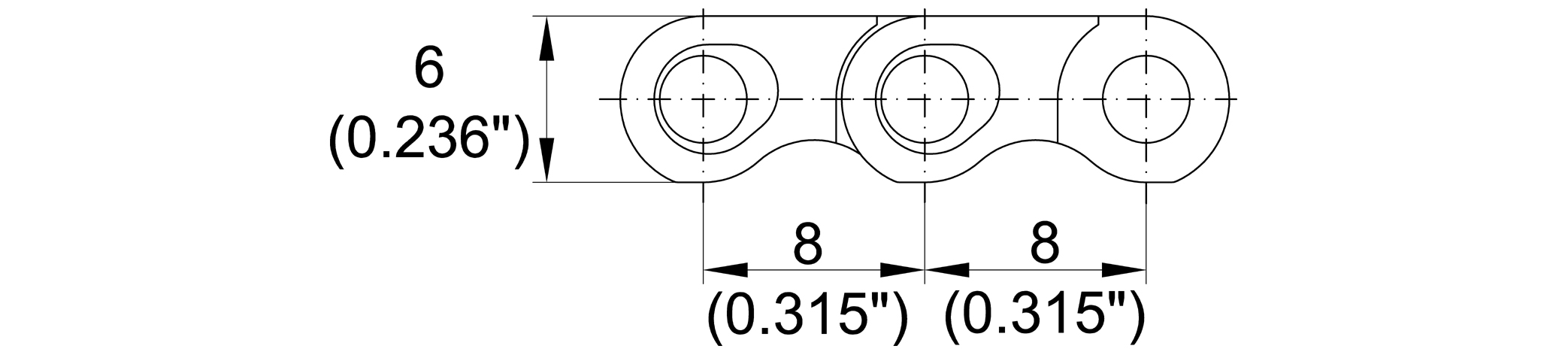 Imagen 2 de M0870 Micropitch Flat Top 0.3"