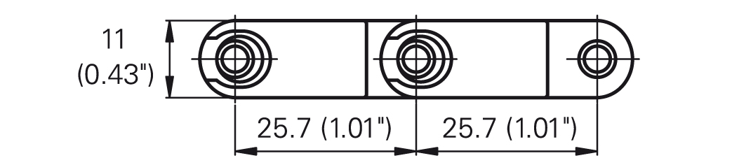 Imagen 2 de M2585 Flush Grid 1"