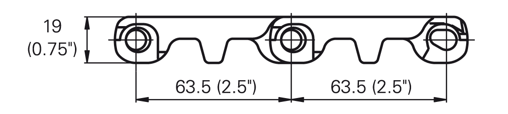 Imagen 2 de M6360 Flat Top 2.5"