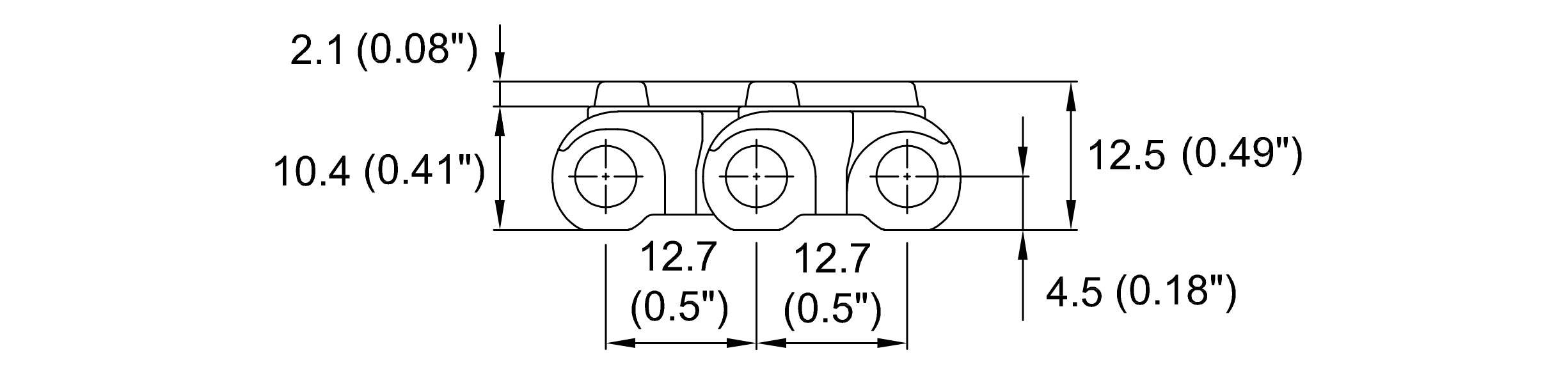 Imagen 4 de M1233 Flush Grid GripTop 0.5"