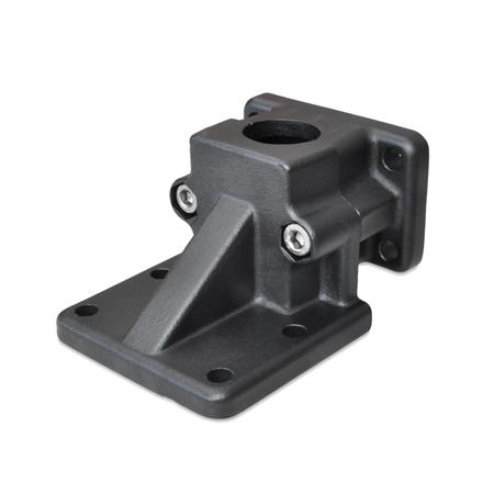Abrazadera de conexión con placa base