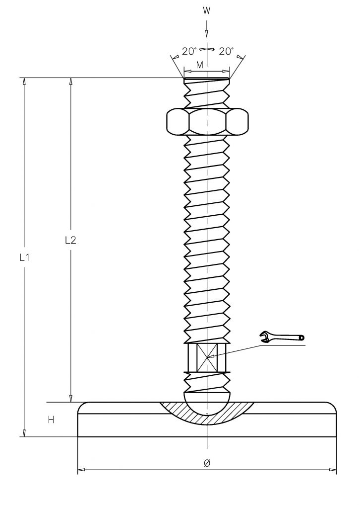 Imagen 2 de Macizos Inoxidables Oscilantes MIOR Ø180mm 20x200
