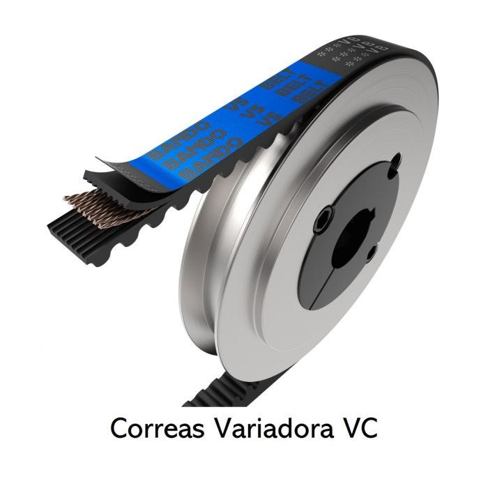 Imagen 1 de CORREA 2060 VC 3728 (37 X 10 X 2000LI) BANDO