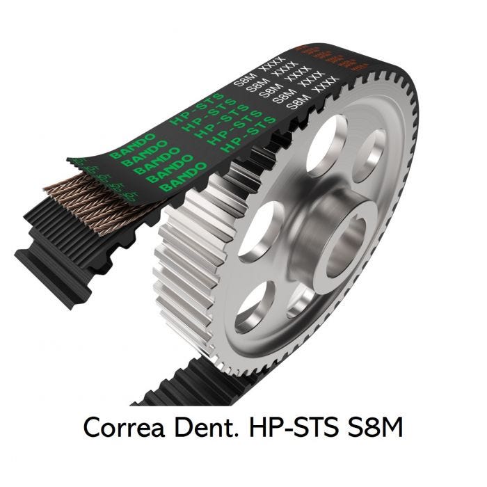 Imagen 1 de CORREA 200 S8M 2000 BANDO
