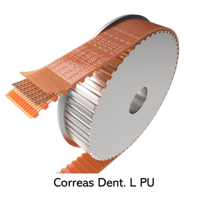Imagen 1 de CORREA PU- 367 L 75 BANDO