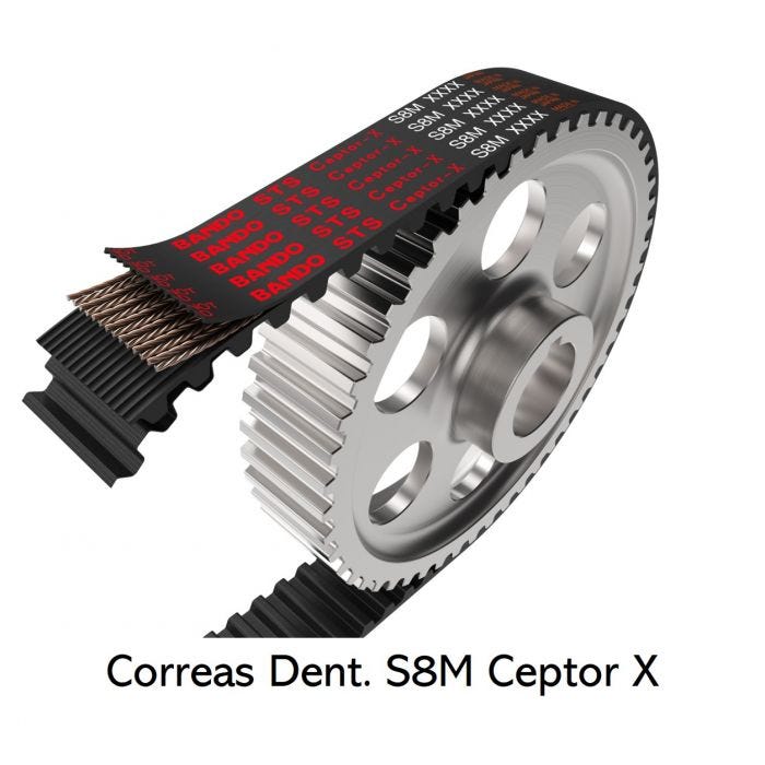 Imagen 1 de CORREA 10 CEPTOR-X S8M 656 BANDO