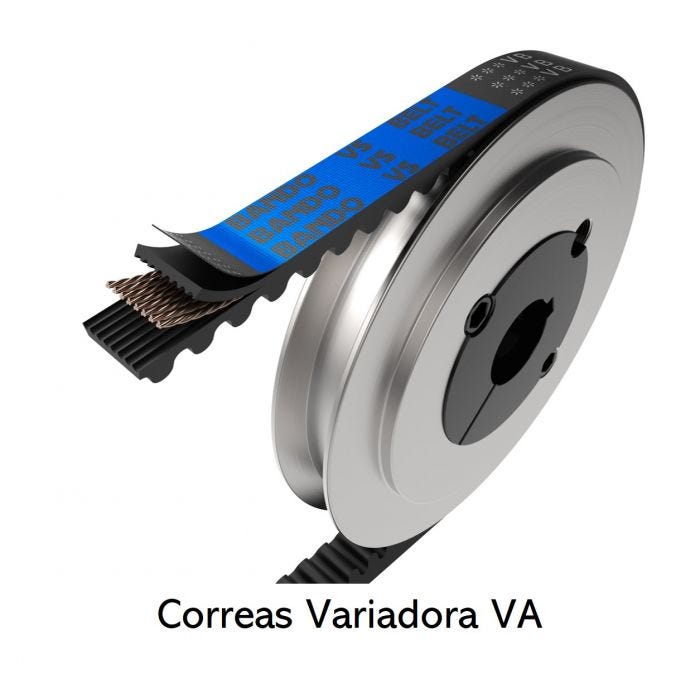 Imagen 1 de CORREA 800 VA 2224 (22 X 8 X 750LI) BANDO