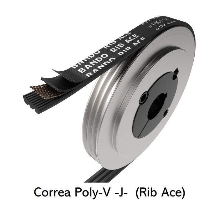 Imagen 1 de CORREA J 1663 (1 RIB) BANDO