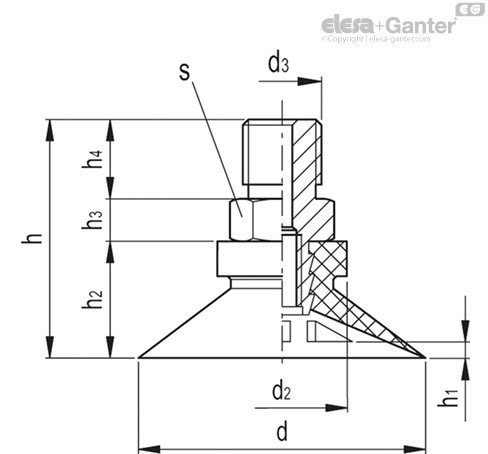 Imagen 2 de VVA-50-G1/4-T-N