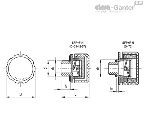 Imagen 2 de SFP.57-3/4+F FOAM-C2-N#
