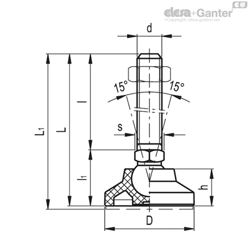 Imagen 2 de LS.A-60-PP-14-SST-M8x68