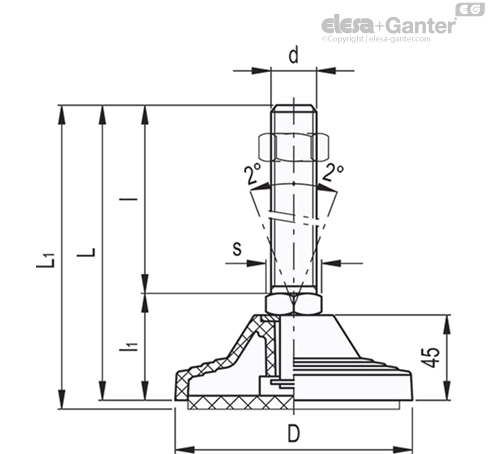 Imagen 2 de LV.A-125-APS-AS-M20x155