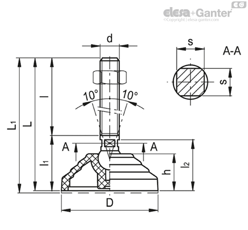 Imagen 2 de LVQ.A-100-14-SST-M16x168