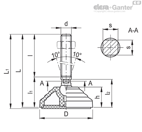Imagen 2 de LVQ.A-60-14-AS-SST-M16x148