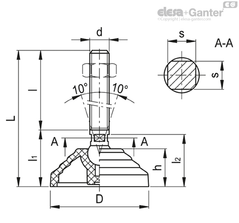 Imagen 2 de LVQ.A-70-14-SST-M16x68-VD