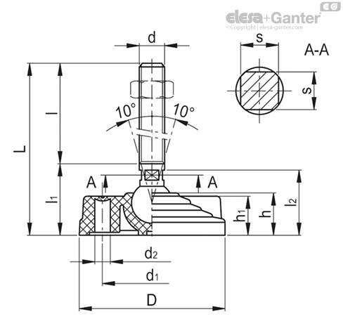 Imagen 2 de LVQ.F-80-14-SST-M16x68-VD