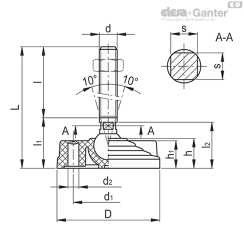 Imagen 2 de LVQ.F-80-14-SST-M24x210