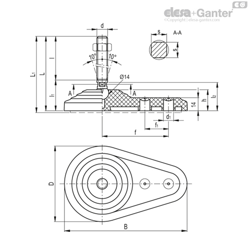 Imagen 2 de LVQ.FO-60-14-SST-M16x68