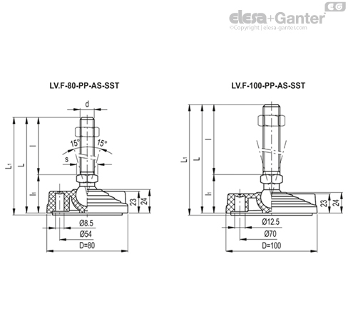 Imagen 2 de LV.F-80-PP-24-AS-SST-M16x138