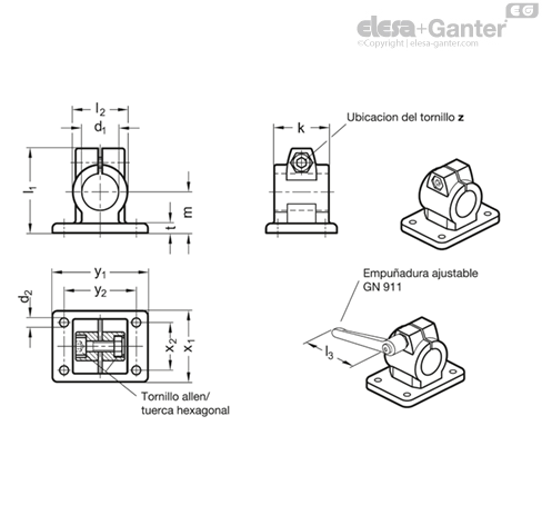 Imagen 2 de GN 146-B25-40-2-BL