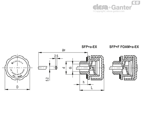 Imagen 2 de SFP.40-3/4+F FOAM+a-EX