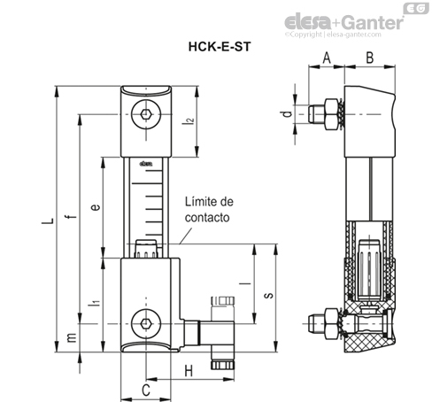 Imagen 3 de HCK.127-ZN-M12-NBR-PC-P-E-NC-80-NC