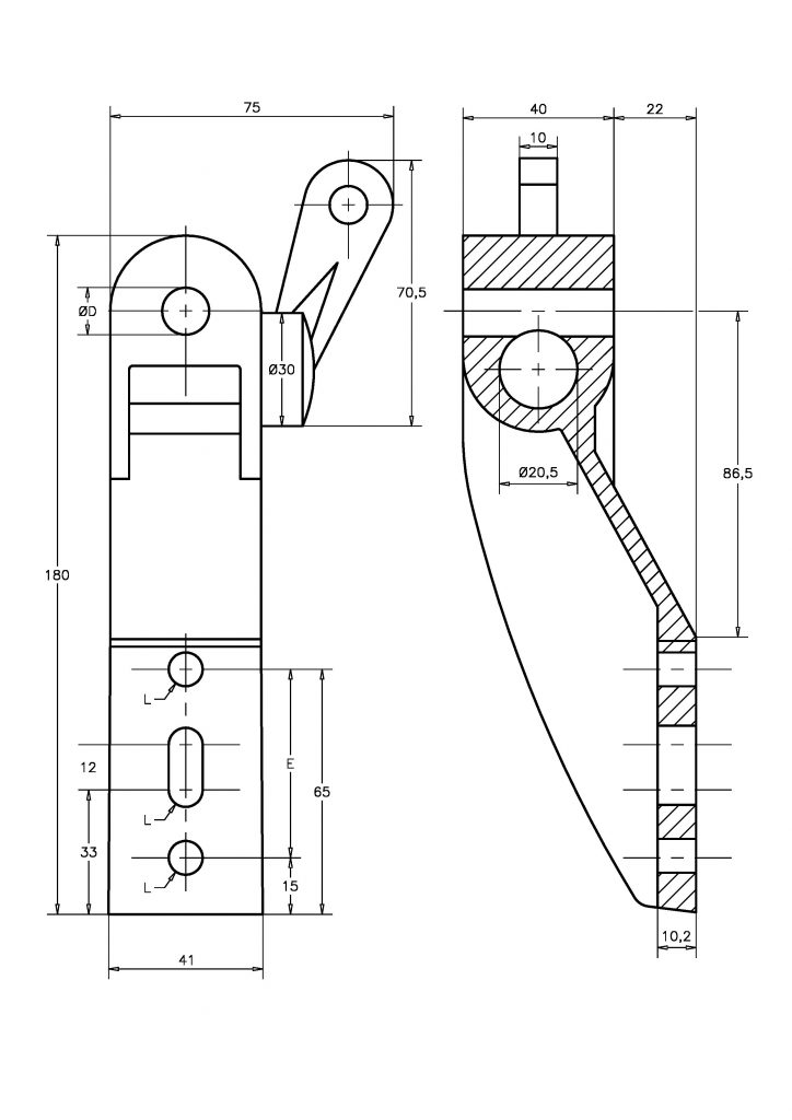 Imagen 2 de Soportes para Barandillas EC/E50 Excéntrico