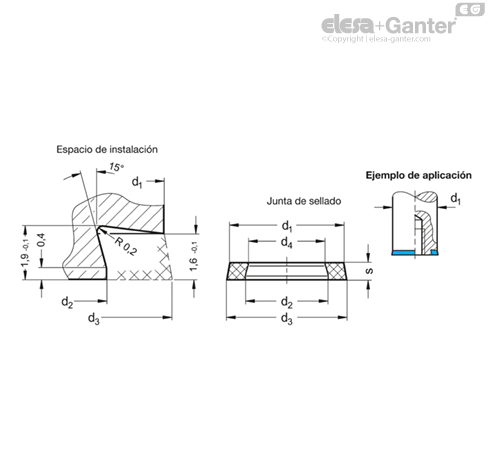 Imagen 2 de GN 7600-42-38-2-EPDM-85