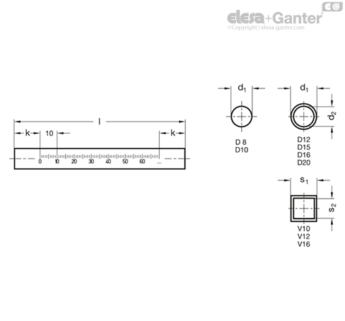 Imagen 1 de GN 480.1-V10-150-AL-LS