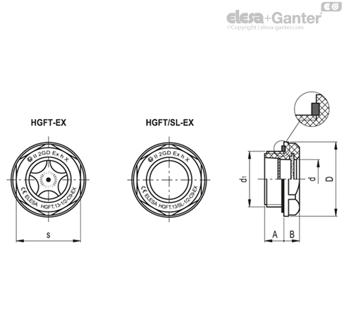Imagen 2 de HGFT.10/SL-3/8-EX