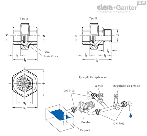 Imagen 2 de GN 7405-NI-G3/8-A-100