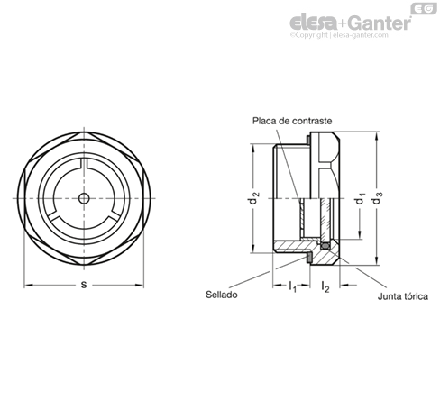 Imagen 1 de GN 743-11-M16x1,5-B
