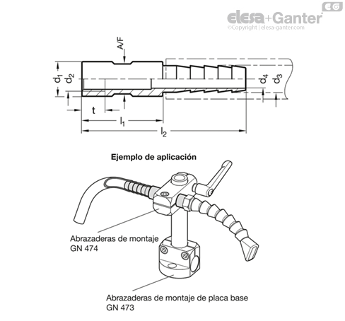 Imagen 1 de GN 480.7-D15-M10x1-10