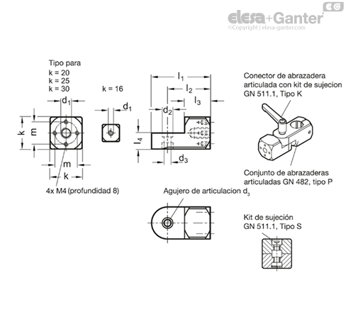 Imagen 1 de GN 484-M8-25-MT