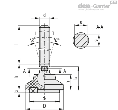 Imagen 2 de LSQ.VA-32-8.5-SST-M8x48