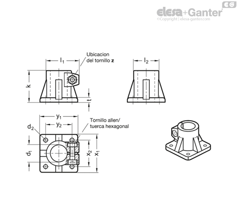Imagen 2 de GN 163-B60-100-2-BL