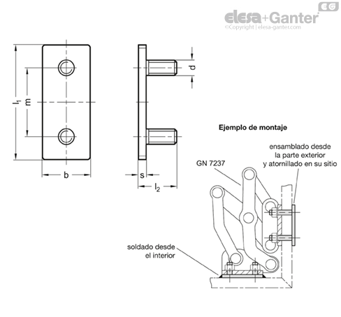 Imagen 2 de GN 2376-NI-40-15-MT