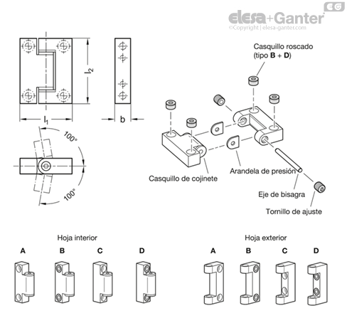 Imagen 2 de GN 7580-ALS-75-100-D-D