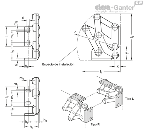 Imagen 2 de GN 7231-NI-40-L-MT