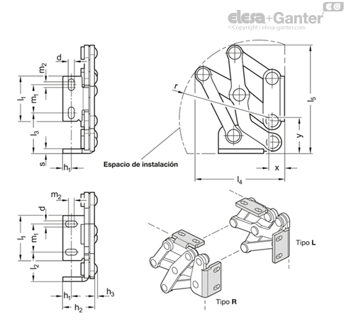 Imagen 2 de GN 7233-NI-40-R-MT