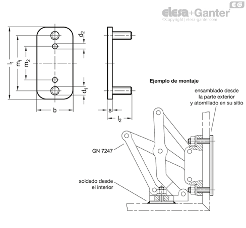 Imagen 2 de GN 7247.6-NI-75-30-MT