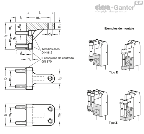 Imagen 2 de GN 867.1-32-M8-Z-NC