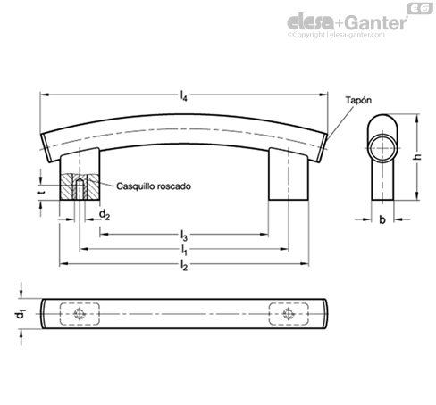 Imagen 2 de GN 666.4-30-M8-600-NG