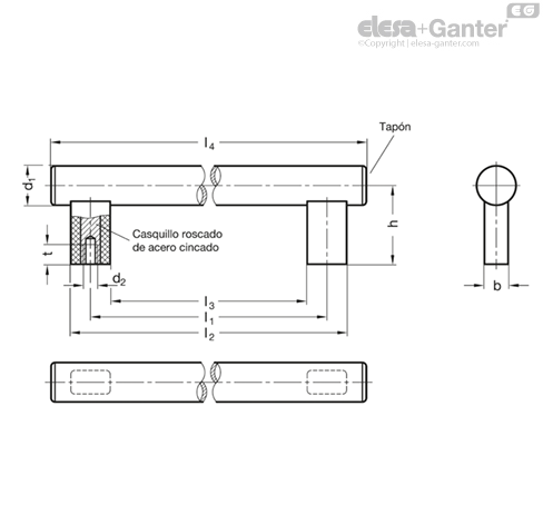 Imagen 2 de GN 666-30-M6-400-EL