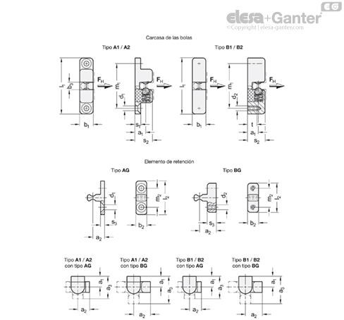Imagen 2 de GN 4490-NI-68-B2-BG-GS