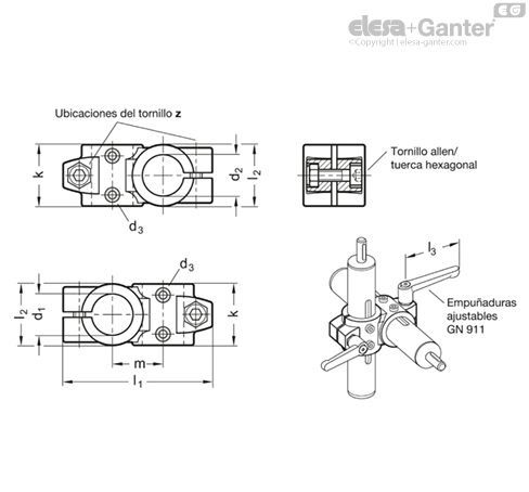 Imagen 2 de GN 132.2-B60-B60-80-2-S
