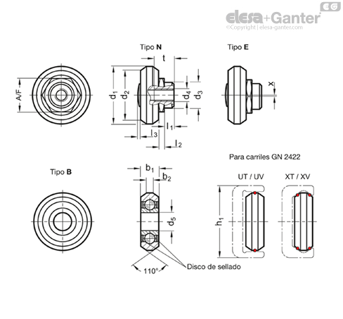 Imagen 1 de GN 2426-35-E-2RS
