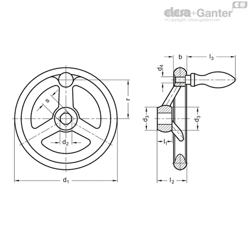 Imagen 1 de DIN 950-AL-100-B10-A