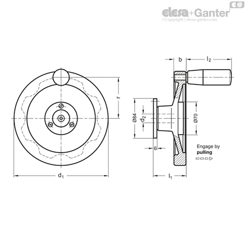Imagen 2 de GN 327-160-K16-D-2