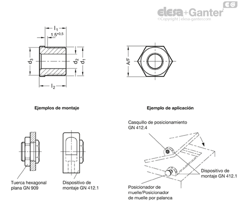 Imagen 2 de GN 412.4-M16x1,5-B10,2
